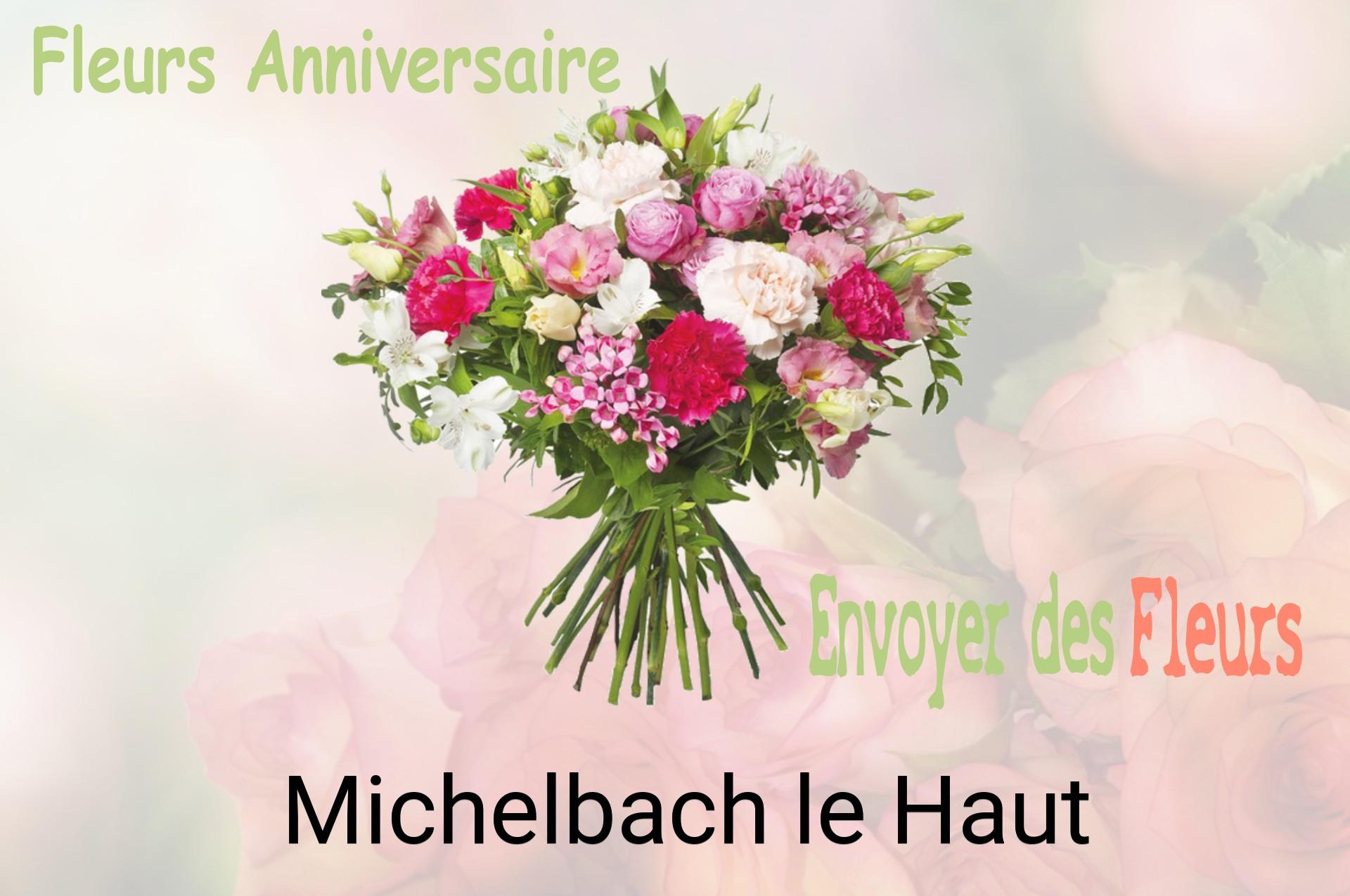 Bouquet de fleurs d’anniversaire livré à Michelbach-le-Haut