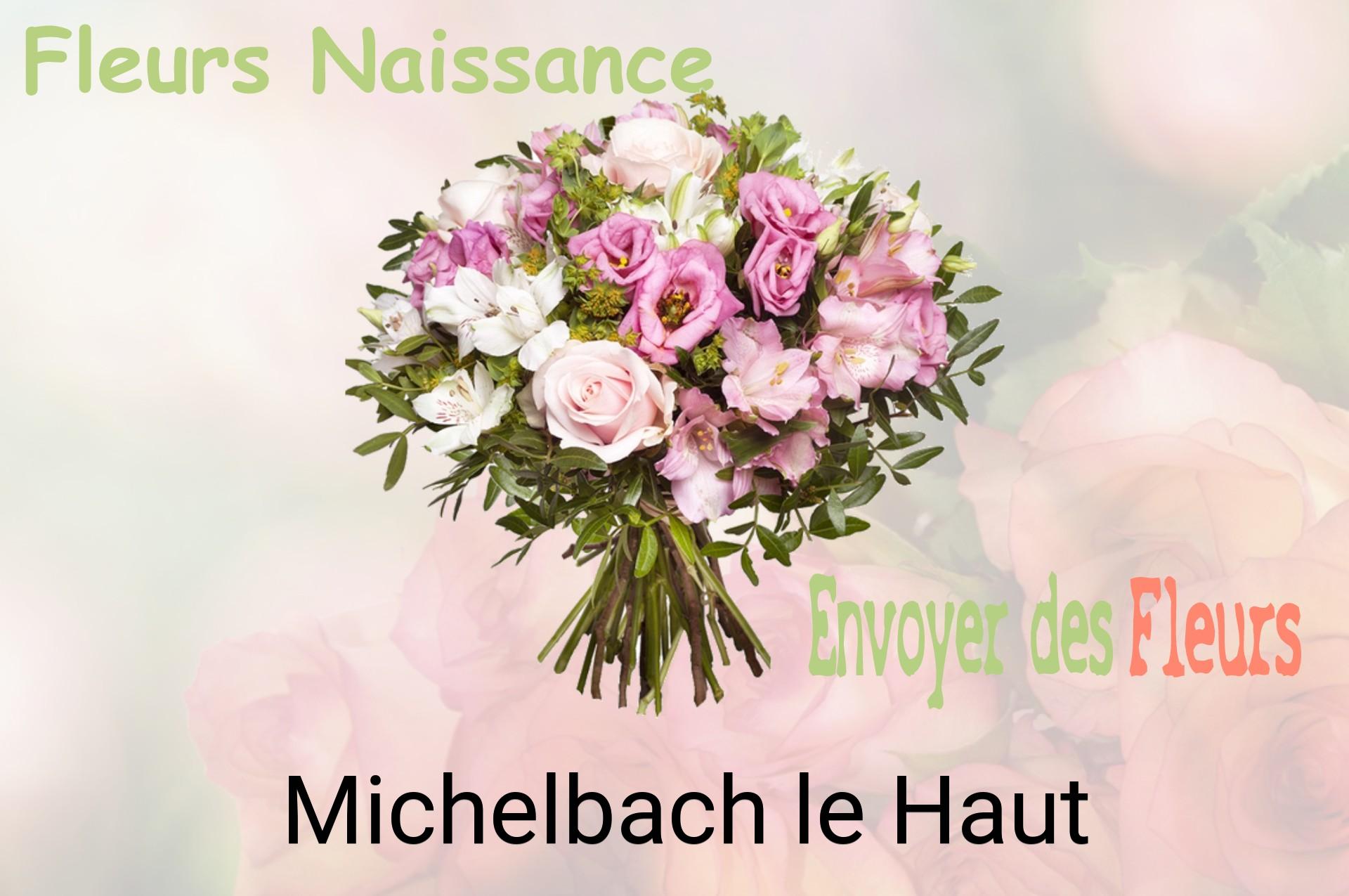 Bouquet de fleurs de naissance livré à Michelbach-le-Haut