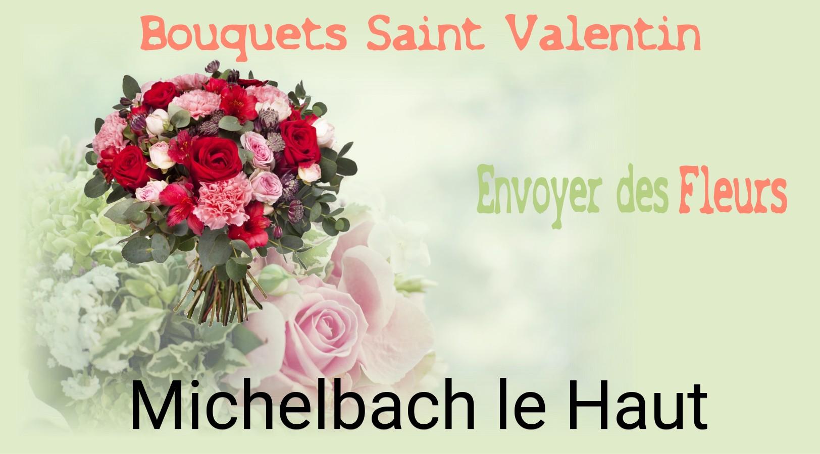 Roses de Saint-Valentin livrées à Michelbach-le-Haut